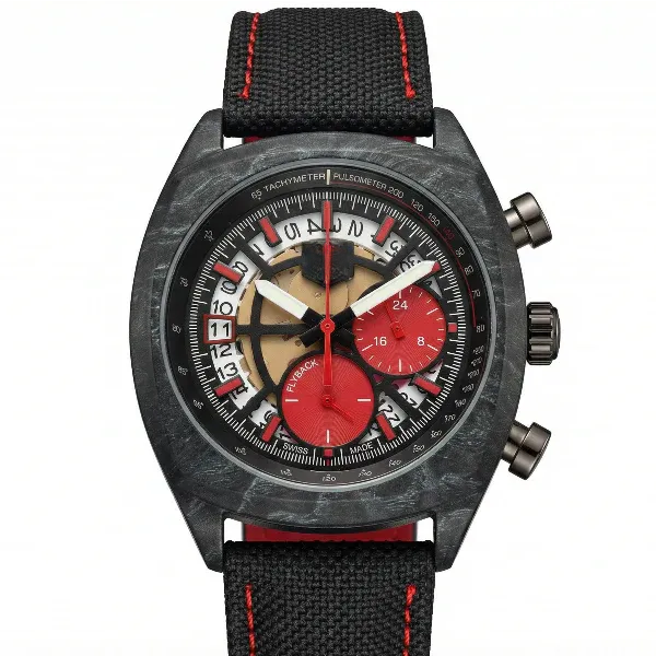 Monza Flyback Chronometer Black and Red