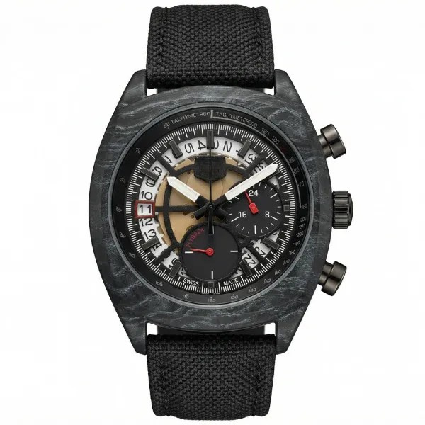 Monza Flyback Chronometer Black and Black