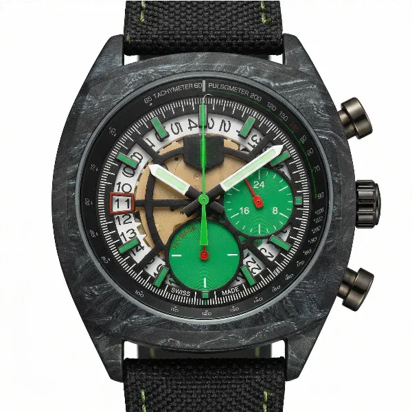 Monza Flyback Chronometer Black and Green