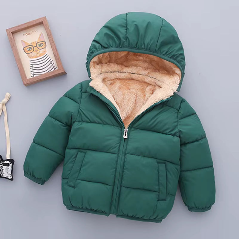 Baby Warm Hooded Down Jackets