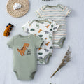 3PCS Summer Baby Bodysuit