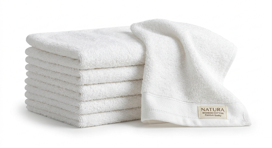 Bamboo Cotton Washcloth Set