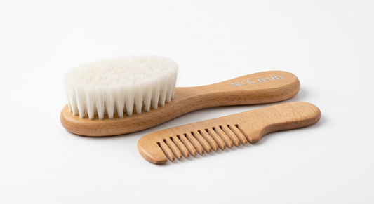 Silk Baby Hairbrush Set